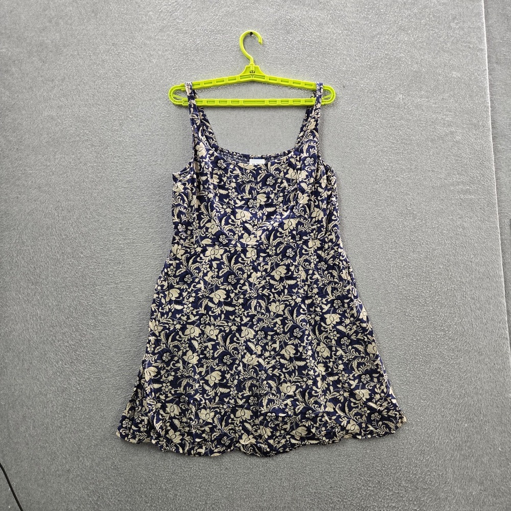 Old Navy Women Dres L Blue Floral Cami Cottagecore Sleeveless